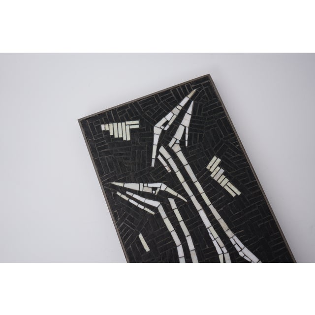 1960s Mid-Century Modern Mosaic Birds Wall Plate by R. Zimmermann for Ritter, 1950s For Sale - Image 5 of 9