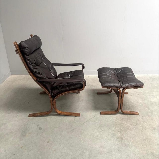 Ingmar Relling Set of Siësta Lounge Chair and Ottoman by Ingmar Relling, 1960s For Sale - Image 4 of 16