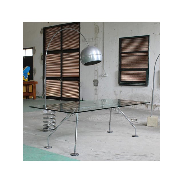 Crystal Nomos Table by Norman Foster for Tecno, Italy, 1989 For Sale - Image 18 of 18