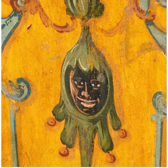 18th Century Italian Neoclassical Painted and Decorated Cabinet For Sale - Image 4 of 7