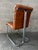 Brown Set of Four Mid-Century Modern Chrome Dining Chairs in the Milo Baughman Style. Circa 1970s. For Sale - Image 8 of 18