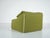 Set of Green Plumy Lounge Chair and Ottoman attributed to Annie Hiéronimus for Cinna, 1980s For Sale - Image 3 of 7