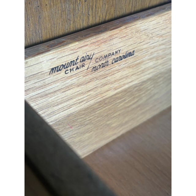 Brown Vintage Mid-Century Walnut Credenza by Raymond Sobota for Mount Airy, 1960s For Sale - Image 8 of 8