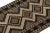 Rug & Kilim 1950s Vintage Gabbeh Tribal Runner in Gray, Beige-Brown and Black Lozenge Medallion For Sale - Image 4 of 8