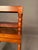 Set of custom flip-top English library steps that cleverly transform into a flat-top side table. Made of mahogany with...
