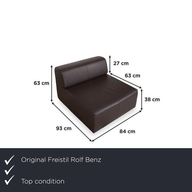We present to you the Freistil Rolf Benz 185 leather armchair in brown. I have official proof of authenticity such as...