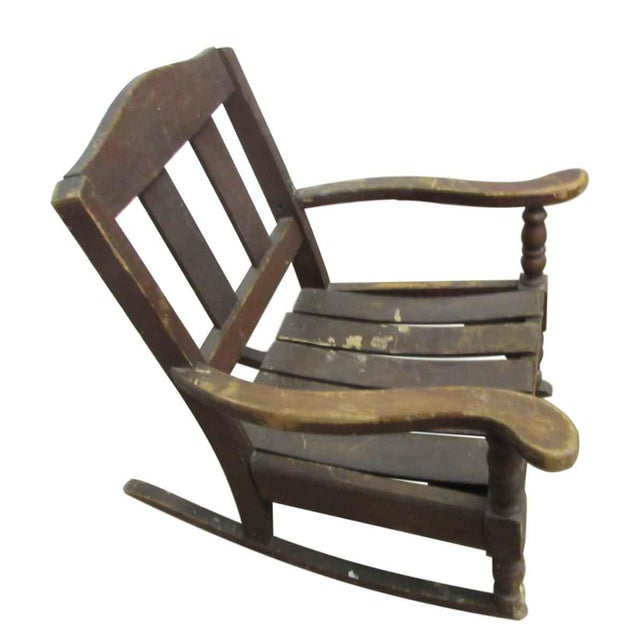 Miniature Wooden Rocking Chair Chairish