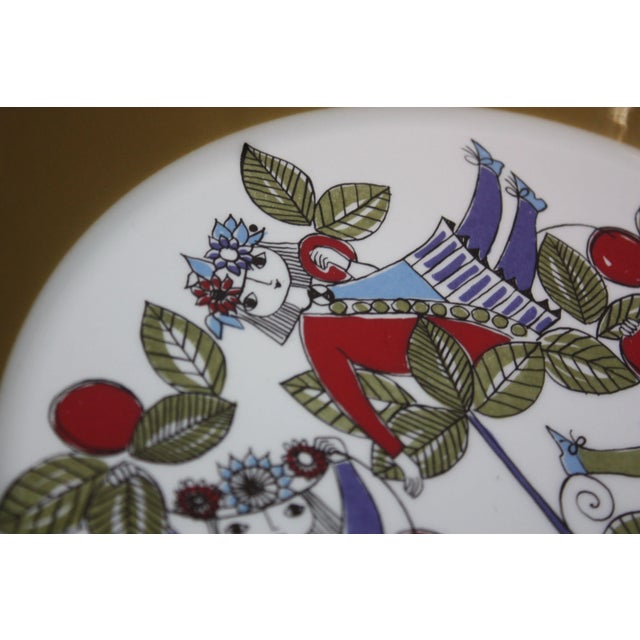 1960s Vintage Norwegian Turi 'Corsica' Charger for Figgjo Flint For Sale - Image 5 of 11