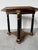 Brown 1970s Baker Furniture Regency Style Wooden Side Table With Octagonal Burlwood Top For Sale - Image 8 of 18