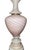 Mid-20th Century Pair of Italian Pink Murano Glass & Alabaster Lamps For Sale In Los Angeles - Image 6 of 10