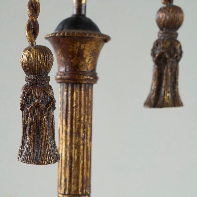 Neoclassical Rope and Tassel Candleholder, 1970s For Sale - Image 6 of 10