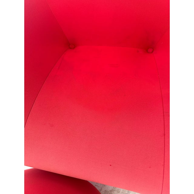 B&B Italia Gaetano Pesce for B&b Italia Du5 & Du6 Arm Chair and Ottoman For Sale - Image 4 of 10