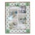Mangani Italy Green and White Porcelain Frame For Sale