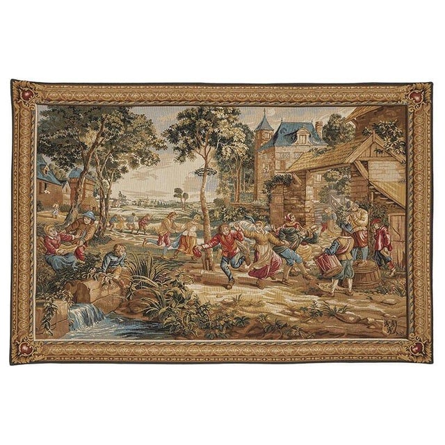 This tapestry is fully lined incorporating a sleeve along the top for hanging with a Hines hanging rod. Alternatively,...