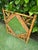 Boho Chic Vintage Bamboo & Rattan Leaf Motif Wall Mirror For Sale - Image 3 of 11