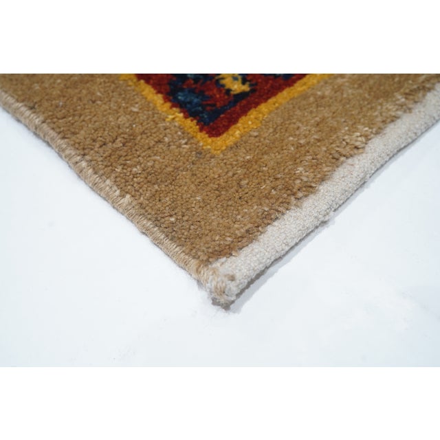 Textile Vintage Persian Veramin Rug 4'4" X 5’9” For Sale - Image 7 of 9