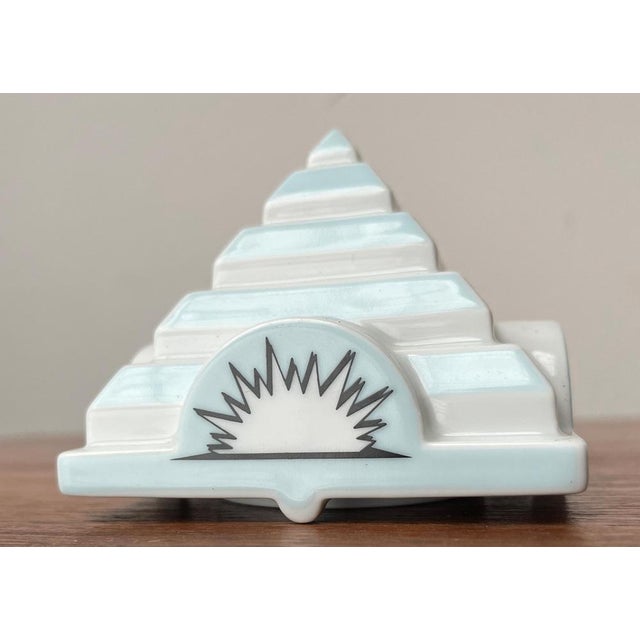 Postmodern Limited Edition Philip Morris Porcelain Stacking Ashtray Pyramide Tip Lid by Frank Stella for Rosenthal, 2000s For Sale - Image 13 of 18