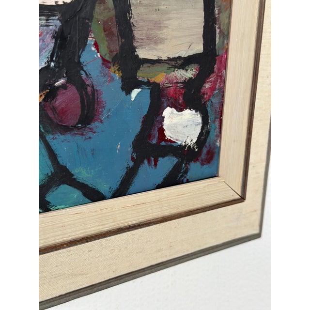 Mid-Century Modern Erik Heinertz, Collective with Youthful Face, 1960s, Oil on Panel, Framed For Sale - Image 3 of 17