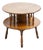 Heywood Wakefield Solid Maple Early American Colonial 28" Tiered Round Drum Accent End Table 1476 - Cinnamon Finish For Sale