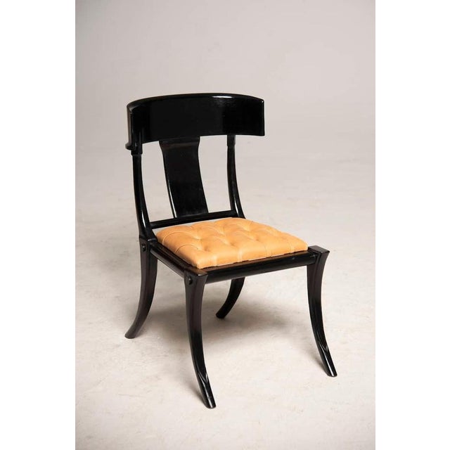 Black Klismos Black Chair from Pescetta For Sale - Image 8 of 12