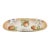 Antique Hand-Painted Porcelain Celery Dish – Fruit Motif (Peaches, Pears, Apples) – Scalloped Edge For Sale