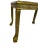 1940s Louis XV Style French Gilded Table with Grey Marble Top and Paw Feet For Sale - Image 5 of 6