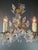 Metal Vintage Lustre Flower Glass Brass Chandelier, Venice For Sale - Image 7 of 12