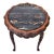 Portoro Marble Antique Side Drink Table For Sale