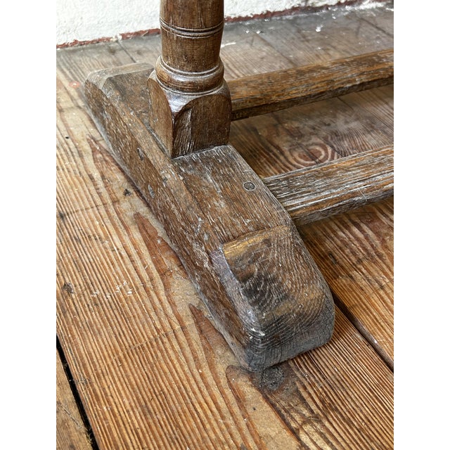 Antique Flemish Baroque Oak Tavern Table, 1680 For Sale - Image 10 of 13