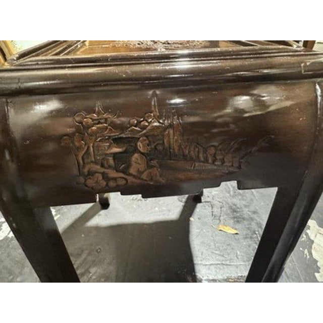 These Vintage Engraved Nesting Tables are a beautiful addition to any room, featuring a stunning oriental design and...
