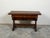 Early 19th Century Italian 1800s Walnut Trestle Base Table with Two Drawers and Carved Motifs For Sale - Image 5 of 12