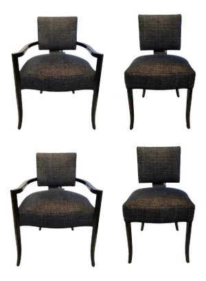Caracole Couture Modern Reserved Seating Dining Chairs