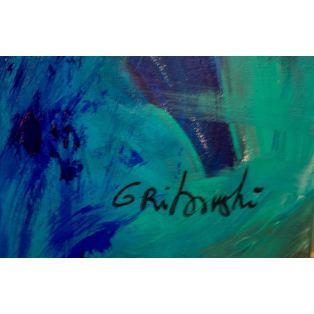 Contemporary “The Conductor” – Large Abstract Expressionist Painting by Nathalie Gribinski For Sale - Image 3 of 8