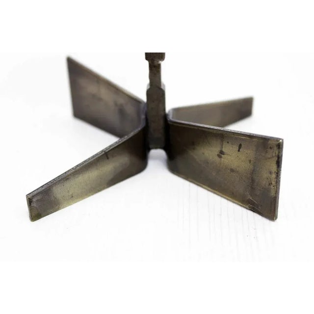 Brown Mid-Century Brutalist Candleholder, 1960s For Sale - Image 8 of 11