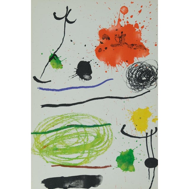 Joan Miro, Obra Inedita Recent VII, Lithograph For Sale - Image 3 of 7
