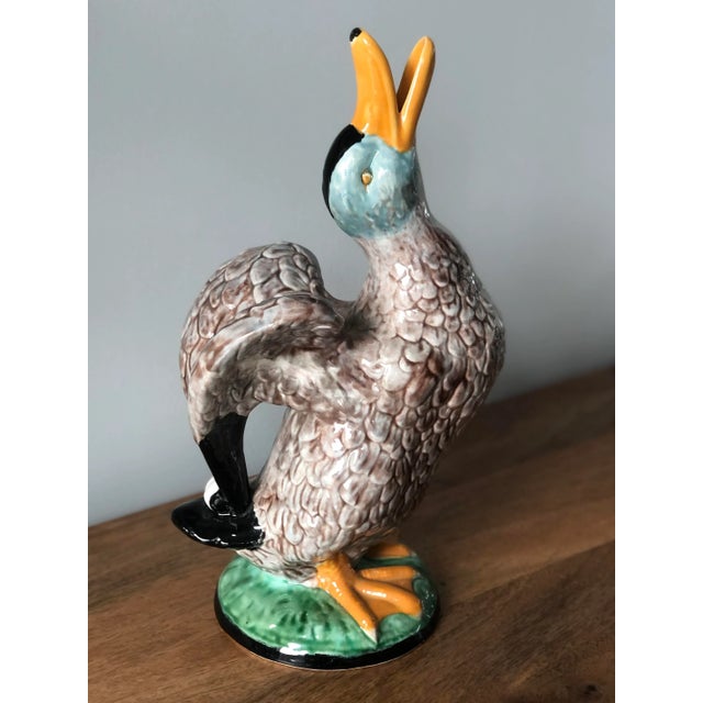 I love this big blue headed drake! He really is a pitcher…the beak is the pour spout and the wings act as a handle. He’s...