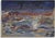 Eliane Diverly, Sea, Oil Painting on Wooden Panel, Mid-20th Century For Sale