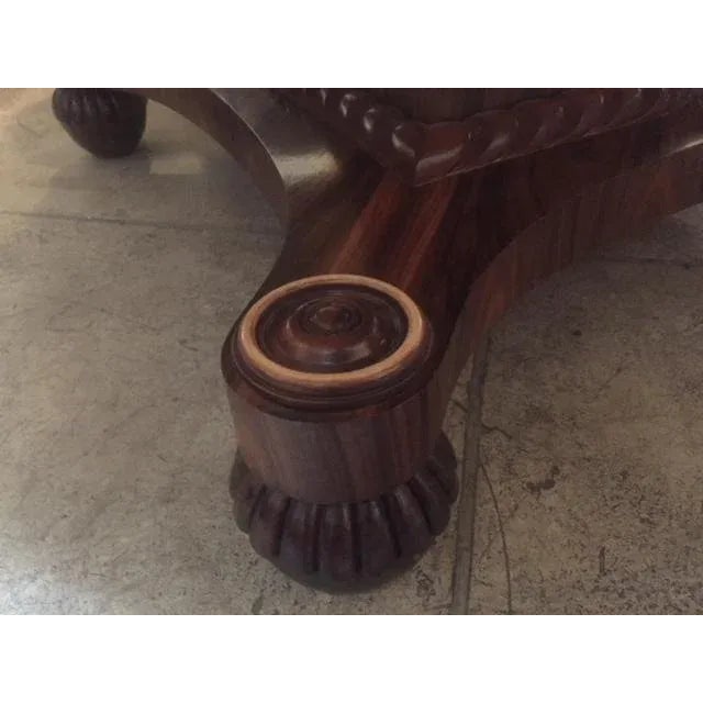 2010s Nancy Corzine Regency Style Macassar Round Dining Table For Sale - Image 5 of 11