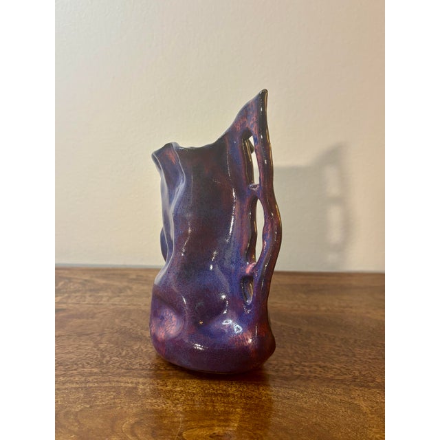 Vintage Studio Ceramic Vase by David Changar, Signed 2011 Nyc For Sale In Miami - Image 6 of 8