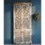 Distressed Hand-Carved Wooden Barn Door With Metal Studs – Vintage Rustic Statement Door 84x36 For Sale In Orlando - Image 6 of 6