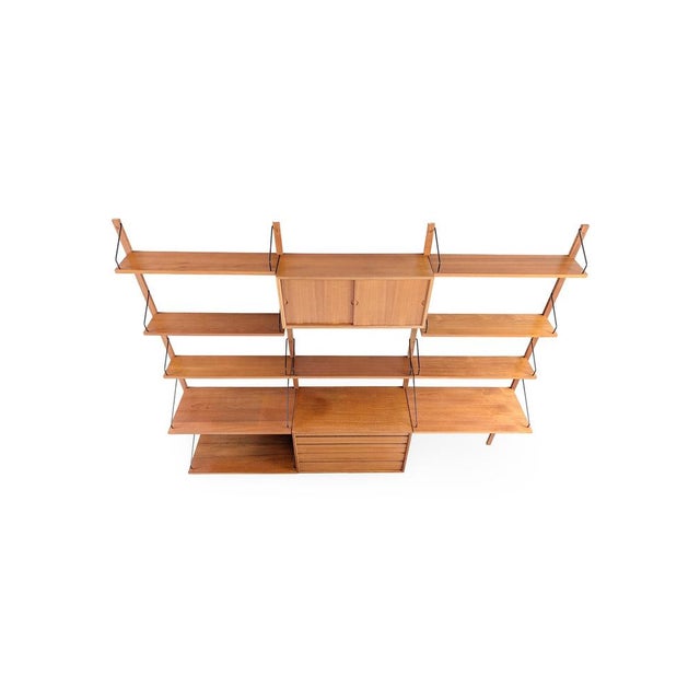 Brown Mid-Century Modern Bookshelf from Poul Cadovius For Sale - Image 8 of 9