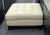 Contemporary Roche Bobois Tufted Leather Ottoman, 36 X 36, Cream For Sale - Image 3 of 6