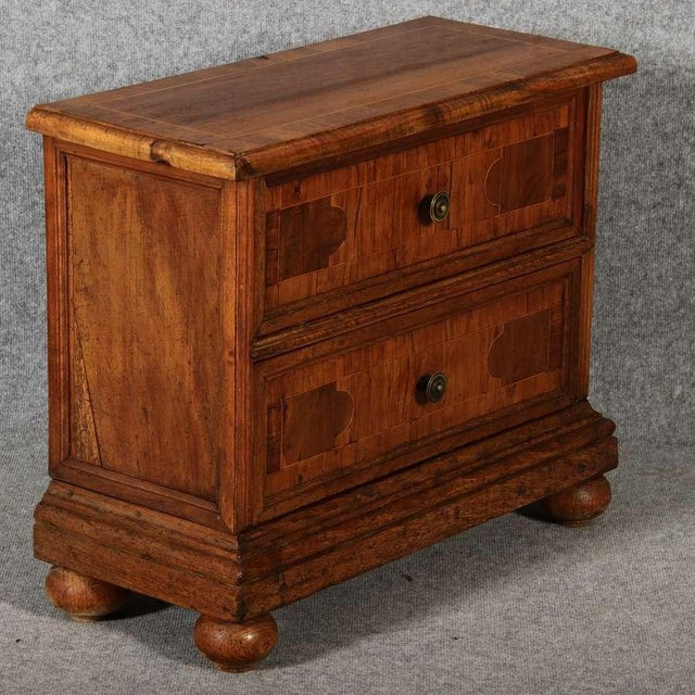Baroque 19 Century Baroque Walnut Chest of Drawers, 1850s For Sale - Image 3 of 18