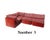 Vintage Mid Century Modern 1970s - 1980s 4 Piece Modular Orange Velvet Geometric Sofa Restored Postmodern 80s For Sale - Image 4 of 12