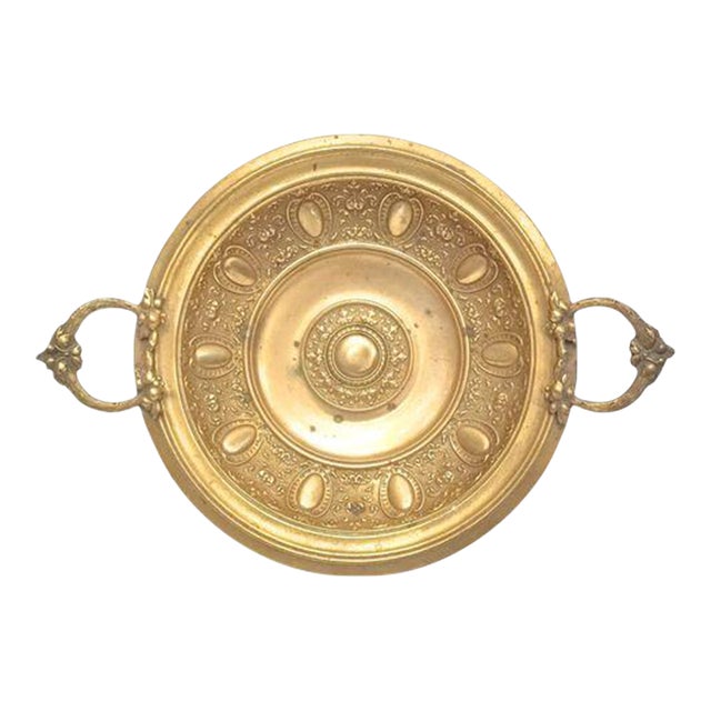 Antique Leaf & Fruit Compote Dish For Sale