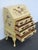 Light Yellow French Hand Painted Small Secretary Desk 6887 For Sale - Image 8 of 17