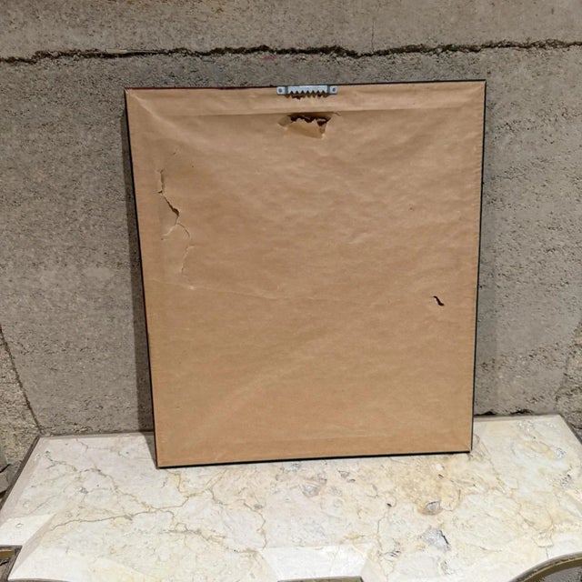 Joan Miró Mid-Century Modern Sand Art Painting, Abstract Surrealism Unsigned Joan Miro Era For Sale - Image 4 of 9