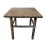 Rustic Antique Wood Side Table For Sale - Image 4 of 9