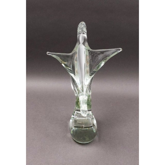 Mid 20th Century Vintage Licio Zanetti Italy Hand Blown Murano Art Glass Goose Duck Bird Sculpture For Sale - Image 5 of 13