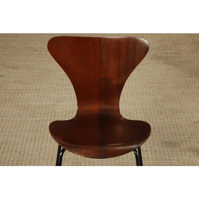 Arne Jacobsen 'Series-7' Jacaranda Rosewood Stacking Chairs, 1960s, Signed For Sale - Image 10 of 18